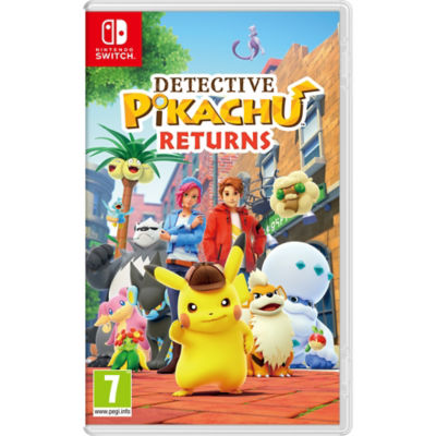 Nintendo video game Detective Pikachu Returns, imported from the UK
