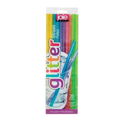 Joie Glitter Straws eco-friendly reusable UK version