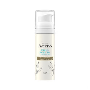 Aveeno Face CALM & RESTORE Night Face Cream Moisturiser 50ml