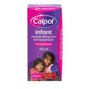 Calpol Infant Oral Suspension Strawberry Flavour 100ml