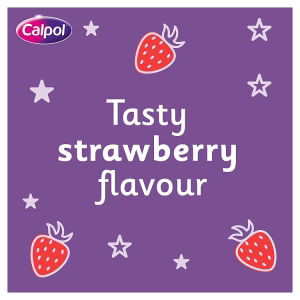 Calpol Infant Oral Suspension strawberry flavour 100ml - British product