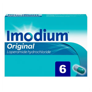 Imodium Original Diarrhoea Relief 1 Dose 6 Tablets, UK version