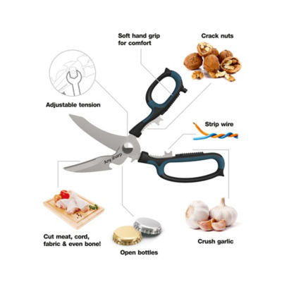 Anysharp Multi Function 5-in-1 Scissors - British product