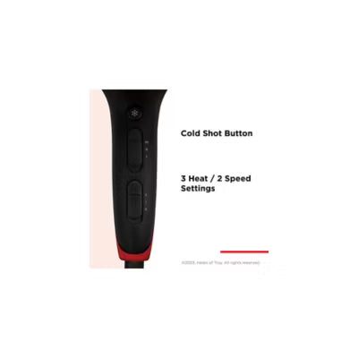 Revlon SmoothStay Coconut Oil-Infused Hair Dryer with Volumising Diffuser, imported from the UK