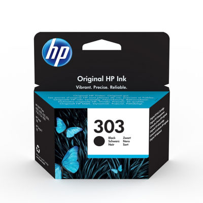 HP 303 black ink cartridge, UK version