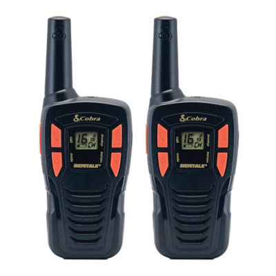 Cobra AM255 Two-Way Radio Set Black