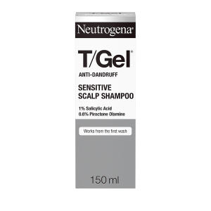 Neutrogena T/Gel Anti-Dandruff Sensitive Scalp Shampoo 150ml, imported from the UK