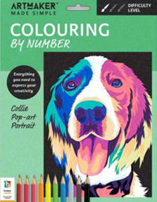 Art Maker colouring by number kit styles may vary - British product
