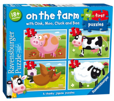 Ravensburger First Puzzle Assortment children's jigsaw puzzles, imported from the UK