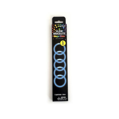 Amscan glow bracelet pink green blue - British product