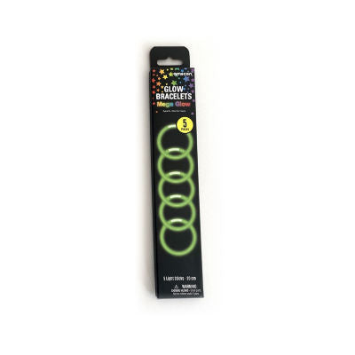 Amscan glow bracelet pink green blue - British product