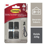 Command decorative metal coated hooks pack of 4 - British product