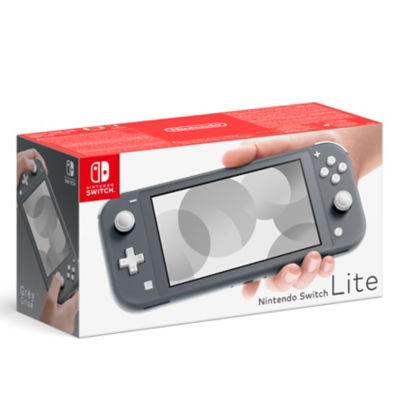 Nintendo Switch Lite Grey handheld gaming console, imported from the UK