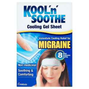 Kool'n'Soothe cooling gel sheet 4 pack, UK version