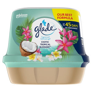 Glade Tropical Blossom Bathroom Air Freshener Gel 180g