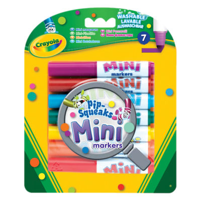 Crayola Pip-Squeaks washable mini markers 7 pack - British product