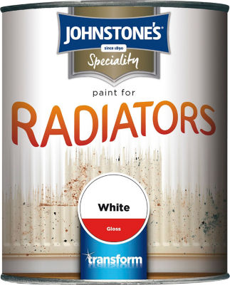 Johnstone's radiator gloss paint white gloss, UK version