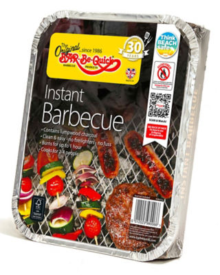 Bar-Be-Quick instant disposable barbecue - British product