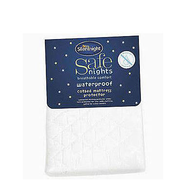 Silentnight Safe Nights cot bed mattress protector (British brand)
