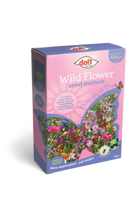 Doff Wild Flower Seed Mixture Butterfly & Bee Flower Seeds