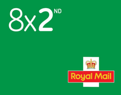 Royal Mail 8 second class stamps, imported from the UK