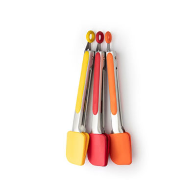 Taylor's Silicone Tongs Assorted Colors 9 inch (British brand)
