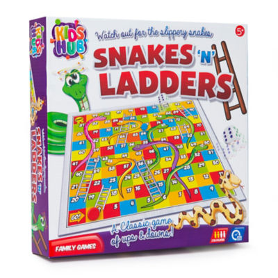 Kids Hub Snakes N Ladders Board Game 5 Years+