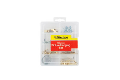 Sterling 117 piece picture hanging kit (British brand)