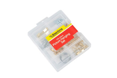 Sterling 117 piece picture hanging kit (British brand)
