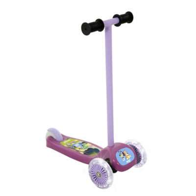 Bluey Tilt n Turn LED Scooter - British product