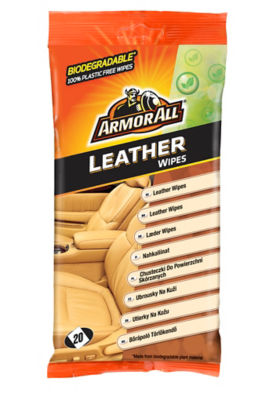 Armor All Leather Wipes Car Interior Cleaning Wipes 20 Wipes