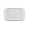 Scoville Glasslux rectangular glass dish with lid 2.2L (British brand)