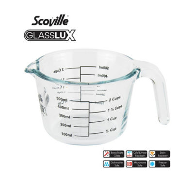 Scoville Glasslux measuring jug 500ml capacity (British brand)