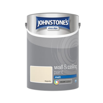 Johnstone's Matt Emulsion paint Magnolia 5L, UK version