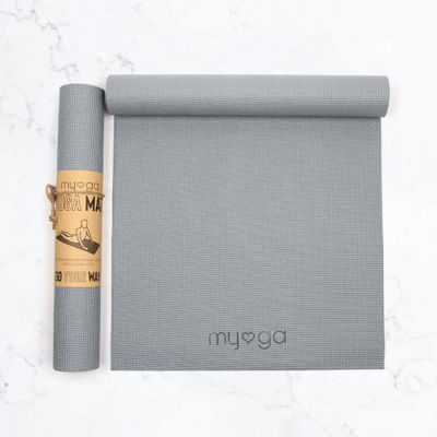 Myga grey yoga mat 173x61cm, imported from the UK