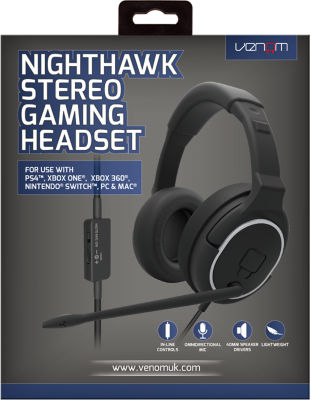 Venom Nighthawk Stereo Gaming Headset (British brand)