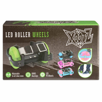 Xootz Roller Wheels LED Pink/Purple (British brand)