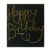 Carlton gold lettering birthday card 159x184 - British product