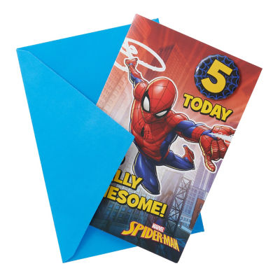 Marvel Spider-Man 5th Birthday Greeting Card 155x235mm
