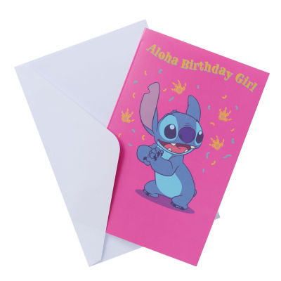 Disney Lilo & Stitch birthday card - British product