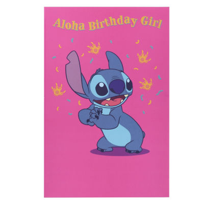 Disney Lilo & Stitch birthday card - British product
