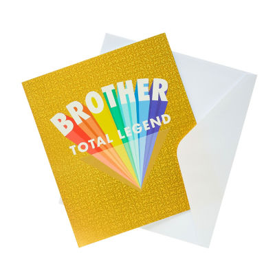 Carlton Rainbow Brother Birthday Card