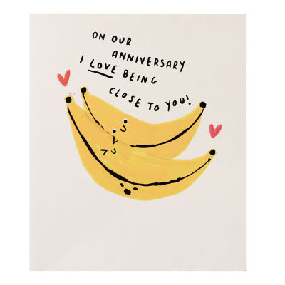 George Home On Our Anniversary Card
