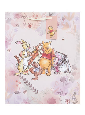 Winnie The Pooh paper gift bag large (British brand)