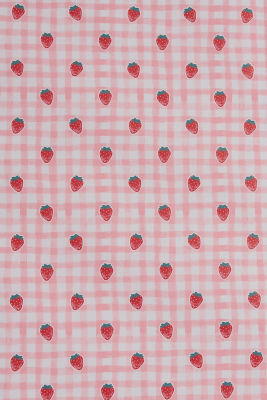 George Strawberry Gingham Rollwrap