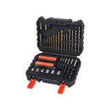 Black & Decker 50 piece mixed accessory drill bit set - British product