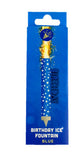 MAD blue birthday sparkler, imported from the UK