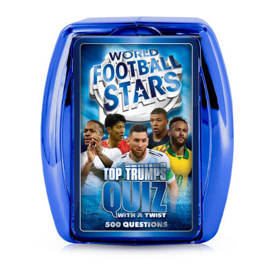 Top Trumps World Football Stars quiz game (British brand)