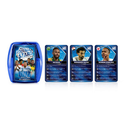 Top Trumps World Football Stars quiz game (British brand)