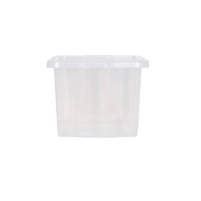 Wham Crystal Clear Plastic Storage Box 25 Litres (British brand)